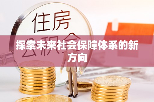 雁峰探索未来社会保障体系的新方向