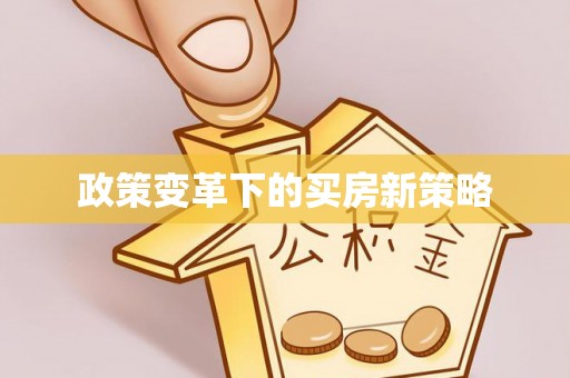 雁峰政策变革下的买房新策略