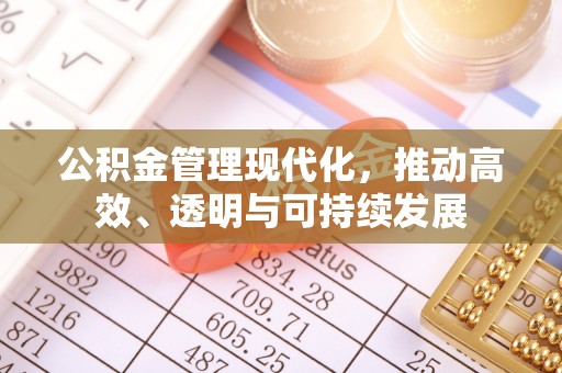雁峰公积金管理现代化，推动高效、透明与可持续发展
