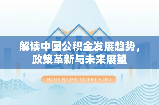 雁峰解读中国公积金发展趋势，政策革新与未来展望