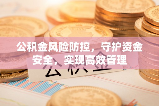 雁峰公积金风险防控，守护资金安全，实现高效管理