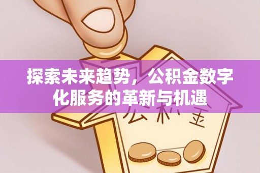 雁峰探索未来趋势，公积金数字化服务的革新与机遇