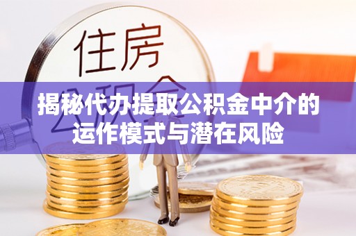 雁峰揭秘代办提取公积金中介的运作模式与潜在风险