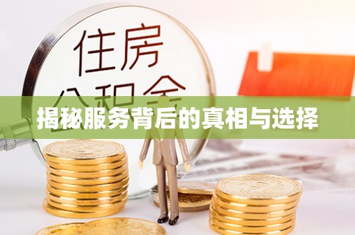 雁峰揭秘服务背后的真相与选择