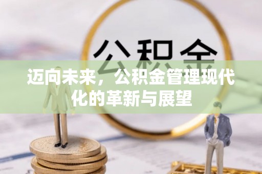 雁峰迈向未来，公积金管理现代化的革新与展望
