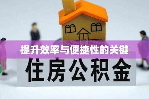 雁峰提升效率与便捷性的关键