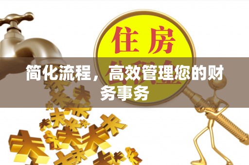 雁峰简化流程，高效管理您的财务事务