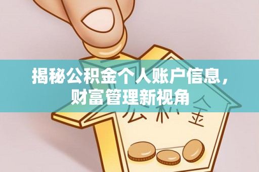 雁峰揭秘公积金个人账户信息，财富管理新视角